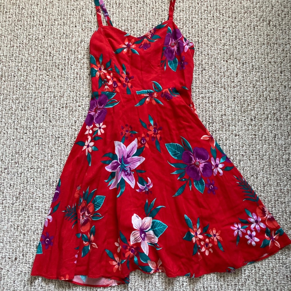 Red Floral Sundress!